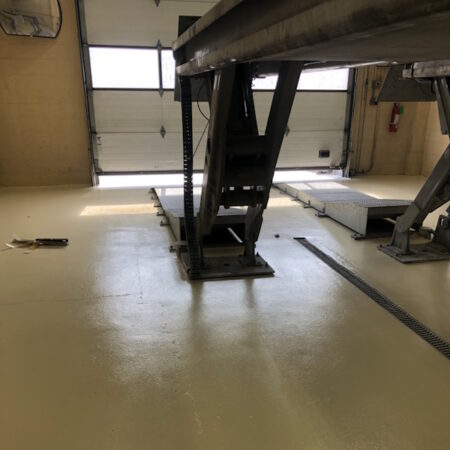 Painting floors and garages