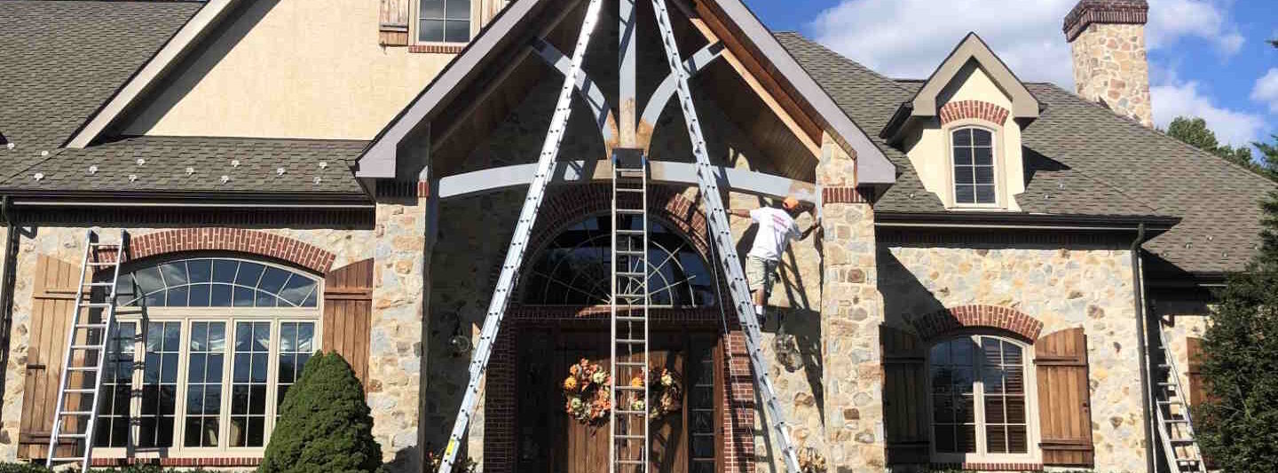 Exterior residential painting